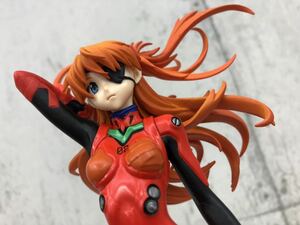 外箱付 2012年 原型師:荒川貴大 アスカ ラングレー PM Evangelion フィギュア プラグスーツ 痕 全高23cm 風に躍る髪 SEGA 姫 眼帯