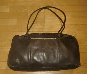 Paul Harnden первый период большой спорт сумка чёрный чёрная кожа сумка "Boston bag" Made in England сумка сумка 582817cm