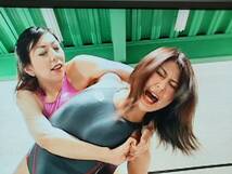 FINISH SCENE VOL.18 スーパーソニックサテライツ 一ノ瀬かれん 唯乃エミ 菊川麻里 女子プロレスDVD キャットファイト フィニッシュシーン_画像8