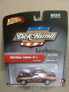 Johnny Lightning 1969 Chevy Camaro ZL-1 Dick Harrell Leatherman シェビー カマロ シボレー