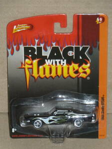 Johnny Lightning 1968 Shelby GT500 BLACK WITH FLAMES シェルビー Ford Mustang フォード マスタング