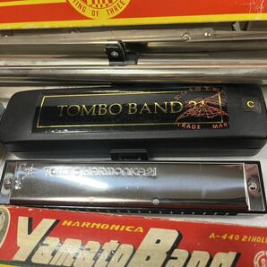 ハーモニカ TOMBO artisan yamatoband ミュージックスタンド トライアングル等 楽器まとめての画像5