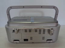 ★【未使用品】SONY　ソニー　CDラジオカセットコーダー　ラジカセ　CFD-E500TV　S　シルバー　2006年製　オーディオ機器_画像3