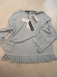  cheap! new goods 2023AW model *.ITALY made [LORELLA SGARBI]*rore-la*sga ruby * gently soft . feel of!. Akira . pastel blue knitted!