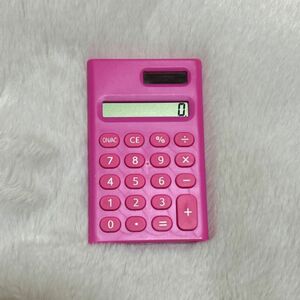 電卓　ピンク