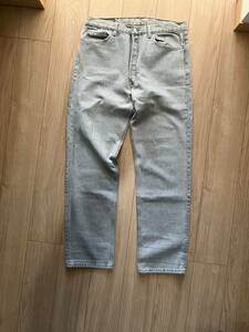 90s levis501 先染めグレー　デニムパンツ ジーンズ ビンテージ ヴィンテージ 70s80s90s オリジナル　赤耳　bigE XX 古着卸リーバイス 