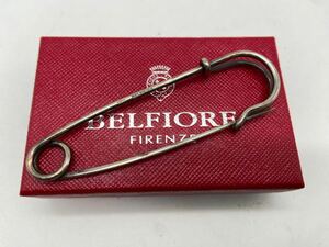 ◆【売り切り】BELFIORE ベルフィオーレ シルバー 925 ピン ブローチ 