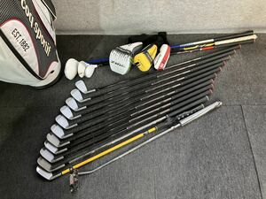 ■【売り切り】TaylorMade（テーラーメイド）ゴルフクラブ ドライバー パター アイアンセット RBZ flex S 右利き用 