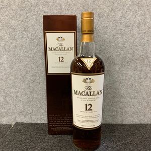 ◎【売り切り】The MACALLAN マッカラン HIGHLAND SINGLEMALT SCOTCH WHISKY 12年 ウイスキー 箱付 700ml 40%