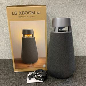 ★【売り切り】LGポータブルスピーカーXBOOM 360 X03最大24時間再生バッテリー搭載　Bluetooth XO3QBK 2023年製