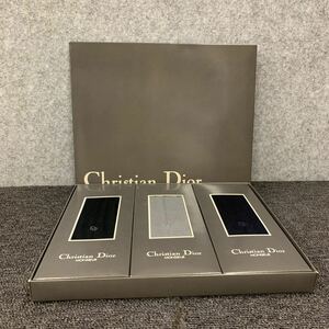 ◯【売り切り】Christian Dior クリスチャンディオール　靴下 ビジネスソックス ネイビー グレー ブラック 未開封　フリーサイズ