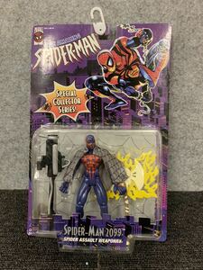 ◆【売り切り】TOYBIZ SPECIAL COLLECTOR SERIES SPIDER MAN 2099 スパイダーマン（斧パーツ 黄/白） 5インチ フィギュア ※未開封