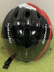 ◆【売り切り】OGK KABUTO オージーケーカブト 自転車用ヘルメット REZZA 2 M/Lサイズ レッド/ブラック 赤