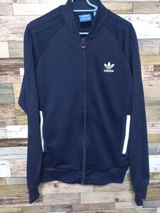 アディダス　adidas　トレフォイルロゴ　ジャージ　ネイビー　O　