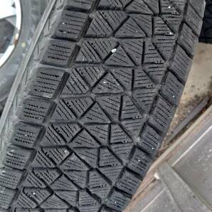 175/80R15ブリヂストンガリ傷なし三菱純正アルミホイールパジェロミニ4本セットの画像8