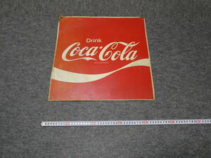 USED品: COCA-COLA ブリキ サイン プレート スチール製 看板 コカ・コーラ