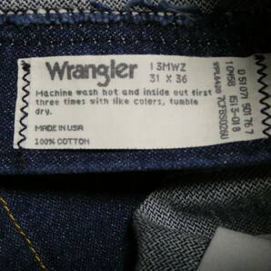 USED品:90s Wrangler 13MWZ ラングラー ブロークンデニム W31 ブルーベルの画像6