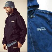 ★即決送込★L JPN製 S/double デニム 谷篤人 shawn stussy ステューシー jacket エスダブル パーカー ジャケット フーディー Gジャン_画像1