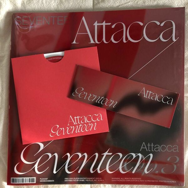 SEVENTEEN 9th Mini Album ‘Attacca’ Op.3 ミニうちわおまけ付き