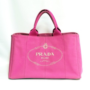 PRADA プラダ BN1872 カナパ トートバッグ ピンク【送料無料】【質屋かんてい局横浜港南店】中古品 used AB