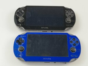 【ジャンク】 PSVita 本体 PCH-1000 PCH-1100 計2台セット まとめ 【同梱不可】[11-1]