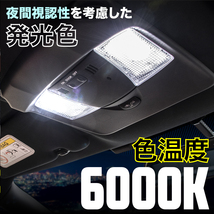 C25 セレナライダー H17.5-H22.11 超高輝度3030チップ LEDルームランプ 7点セット_画像3