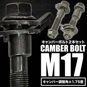 キャンバーボルト 17mm 2本セット キャンバー調整 ±1.75度 M17 AXVH70 カムリ フロント