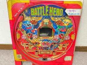 1/044【ジャンク品】BATTLEHERO　バトルヒーロー　セル盤　基盤なし　大一商会　パチンコ台　希少　レア　当時物　昭和レトロ　パチンコ