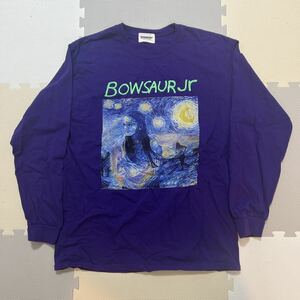 Bowwow Bowsaur Jr. L/S TEE 紫 サイズL バウワウ ロンT バンドT Dinosaur Jr. ダイナソージュニア ゴッホ カットソー Tシャツ 