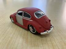 ①【ジャンクカーマッド塗装】1/64 Jada Toys DUB CITY VW BEETLE フォルクスワーゲン 空冷BUG Type1 OLD SKOOL 大径ホイール ルース _画像2