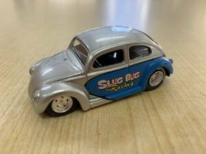 [SLUG BUG серебряный / голубой ]1/64 Jada Toys DUB CITY VW BEETLE Volkswagen воздушное охлаждение BUG Type1 OLD SKOOL большой диаметр колесо разрозненный 