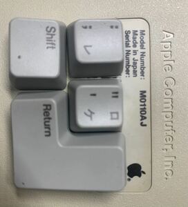Apple Keyboard M0110AJ より取り外したキートップ　4個セットです。　#Re