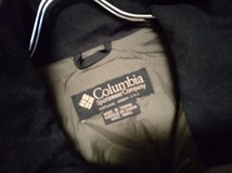 men's G167 vintage 90s Columbia コロンビア ジップアップ ナイロン ジャケット S ブラウン系 オバーシルエット オーバーサイズ_画像4