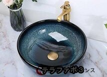 高級洗面台★洗面ボウル　北欧　陶器　洗面ボール 手水鉢 手洗器 手洗い鉢 洗面器_画像5