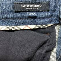 BURBERRY LONDON デニム パンツ ジーンズ ジーパン インディゴ バーバリー 160A_画像5