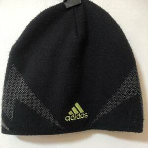 adidas アディダス ニットキャップ ニット帽 ビーニー 帽子 スポーツ ワッチ ワンポイント トレーニング vintage