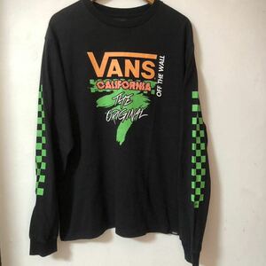 VANS ロンT Tシャツ NATIVEAMERICAN California L skateboards HITOP OLD vintage USA 