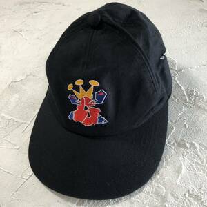 90s vintage KING NICE キャップ 帽子 ヴィンテージ ブラック スナップバック 