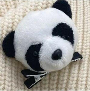  Panda волосы зажим 3 шт. комплект 