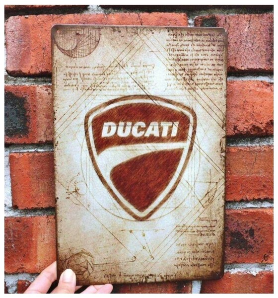 ducati オーナー看板 ティンプレート