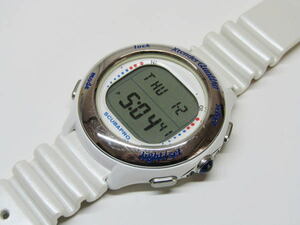 SCUBAPRO スキューバプロ クォーツ デジタル腕時計 DW40-4A10 稼働品