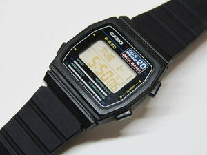 希少！CASIO DATE BANK カシオ データバンク DB-20W デジタル文字盤 クォーツ腕時計 稼働品