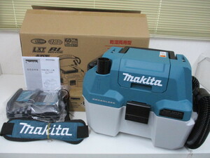 makita マキタ　充電式集じん機 VC750DRG　乾湿両用型　18V　バッテリ・充電器付　未使用保管品　激安1円スタート