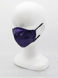  purple enamel (PVC) fashion mask ( lining is enamel! nose Fit wire attaching )LL size ( man and woman use ) hand made lustre eminent 