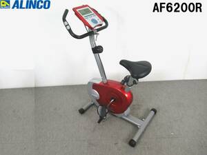 ALINCO アルインコ フィットネスバイク AF6200R レッド 8段階負荷 エアロバイク 運動不足解消 ダイエット トレーニング