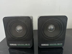ジャンク （其001 02）YAMAHA ヤマハ NS-R1 natural sound スピーカー システム 小型スピーカー ペア 音響機器 オーディオ機器 ブラック