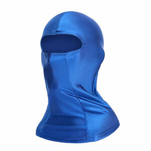 AMORESY ヘッドマスク フェイスマスク マフラー アイスシルク サンプロテクション フルフェイスマスク アウトドア903 ブルー
