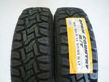 即納 要リフトアップ ゴツゴツ系 ワーク クラッグCKV 14inch 4-100 4.5J+45 オープンカントリー R/T 165/80R14 ハイゼット 軽トラック_画像7