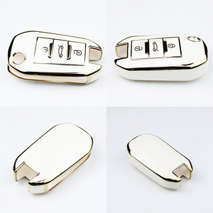  Peugeot Citroen key case cover key DS 3 button white 308 4008 rcz 508 c3 c5 c6 207 208 307 408 scratch prevention E3BK