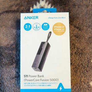 新品未開封 Anker511 Power Bank PowerCore Fusion5000 アンカー モバイルバッテリー 黒